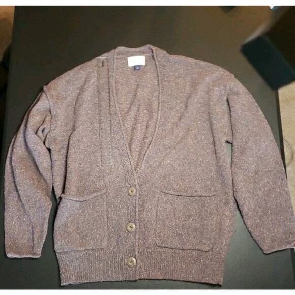 Universal Thread Speckled Cable Knit Size S Open Front Over sized Cardigan - Picture 1 of 5